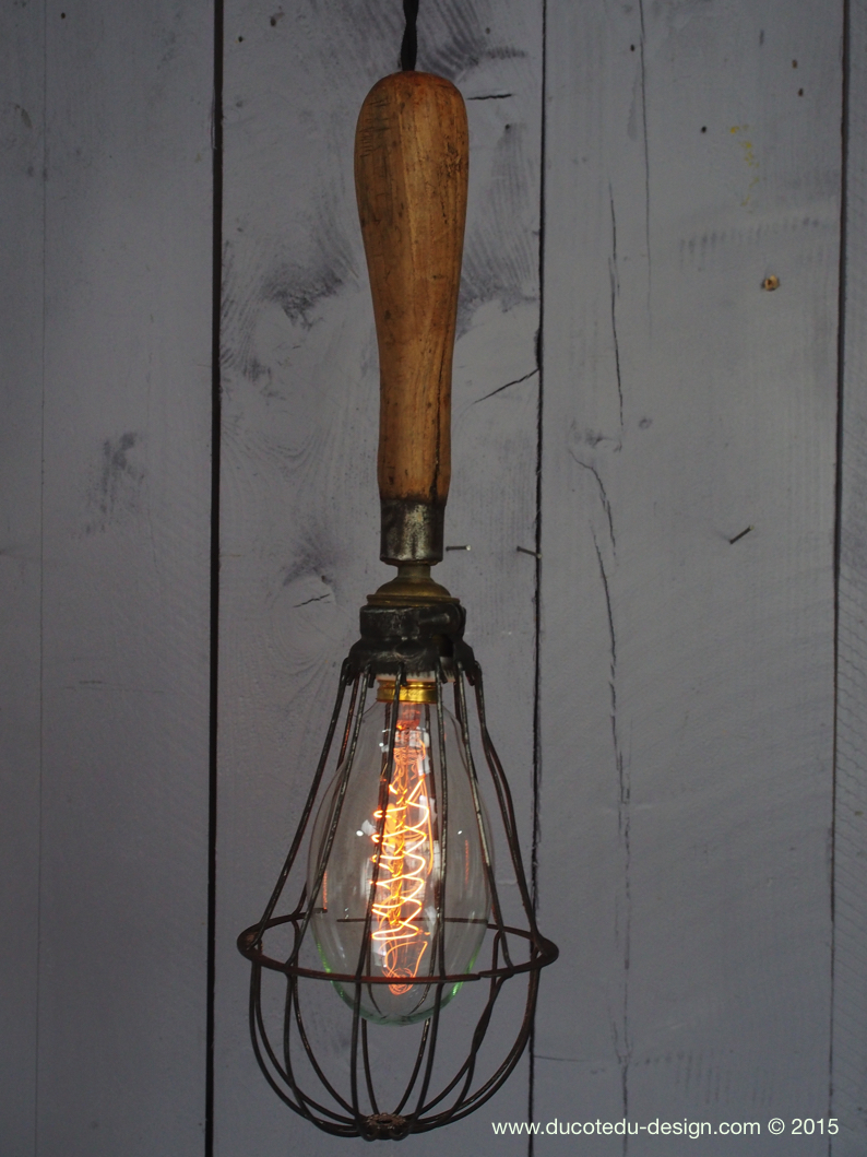 Lampe industrielle cour de ferme | Selency